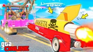 GTA 5 - УГНАЛ ВОЕННЫЙ РАКЕТУ В GTA 5 ONLINE! - БИТВА ЭВАКУАТОРОВ В ГТА 5 ОНЛАЙН